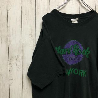 シュプリーム(Supreme)の【Hard Rock Cafe】 古着 半袖Tシャツ 前面プリント黒(Tシャツ/カットソー(半袖/袖なし))