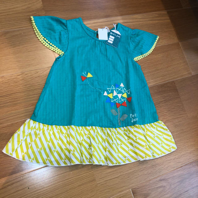 Petit jam(プチジャム)のプチジャム　チュニック　130 新品タグ付き キッズ/ベビー/マタニティのキッズ服女の子用(90cm~)(ワンピース)の商品写真