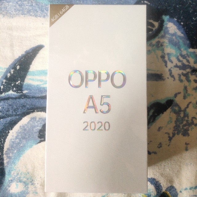 スマートフォン/携帯電話OPPO A5 2020 SIMフリー ブルー