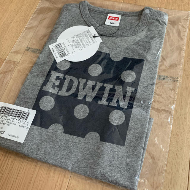 EDWIN(エドウィン)の【新品未開封】EDWIN エドウィン キッズ 半袖 Ｔシャツ 100 キッズ/ベビー/マタニティのキッズ服男の子用(90cm~)(Tシャツ/カットソー)の商品写真