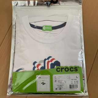 クロックス(crocs)の新品未使用☆クロックスTシャツ Lサイズ(Tシャツ/カットソー(半袖/袖なし))