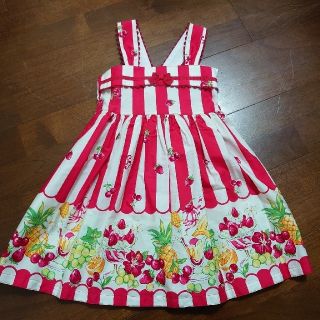 シャーリーテンプル(Shirley Temple)の新品タグ付き☆シャーリーテンプル☆復刻フルーツパフェJSK(110) ほか(ワンピース)