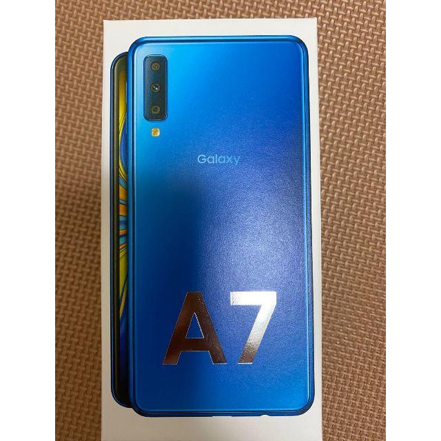 新品、未使用、未開封　Samsung Galaxy A7 Blue モバイル