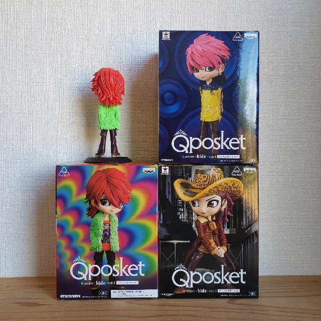 BANPRESTO(バンプレスト)のQposket hide ver.3,4,5フィギュア　送料無料 エンタメ/ホビーのタレントグッズ(ミュージシャン)の商品写真