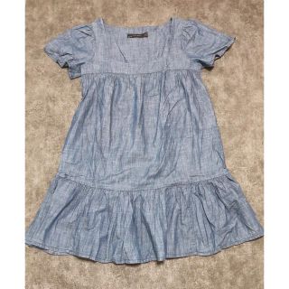 ザラ(ZARA)のZARAザラ*デニム調ワンピース*M(ひざ丈ワンピース)