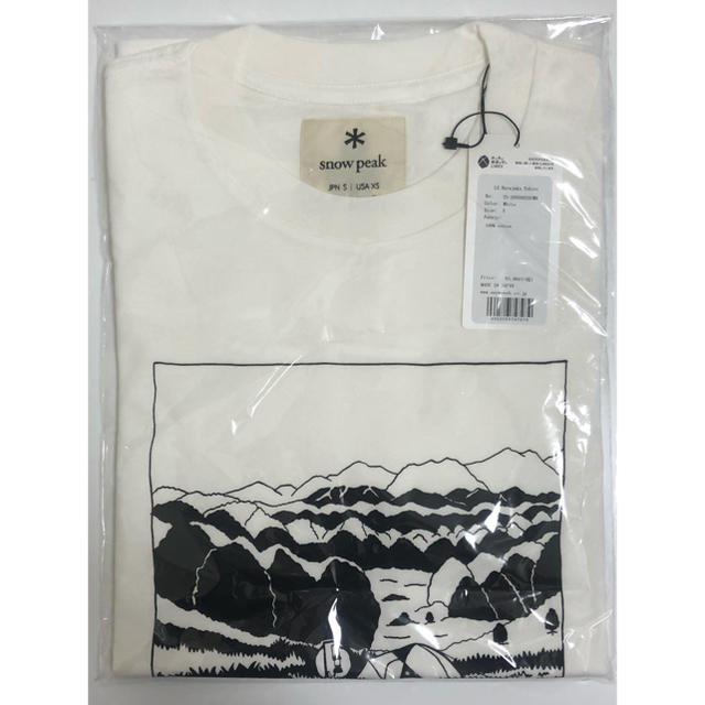 Snow Peak(スノーピーク)のスノーピーク Land Station Harajuku 限定 Ｔシャツ 白 S メンズのトップス(Tシャツ/カットソー(半袖/袖なし))の商品写真