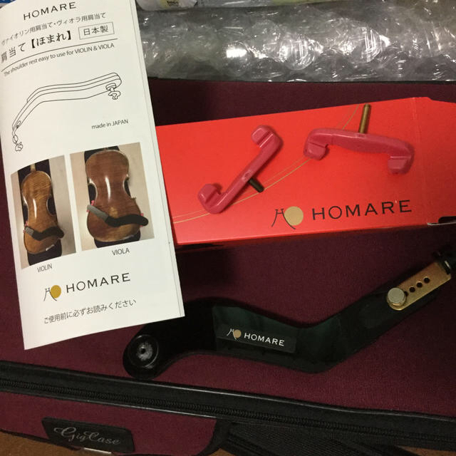 homare ヴァイオリン 肩当て homare ヴァイオリン 肩当て