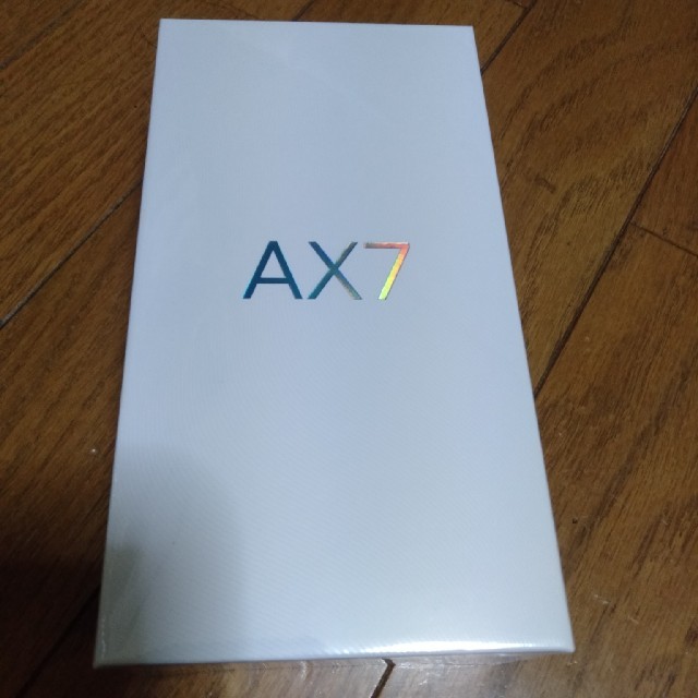 スマートフォン本体oppo AX7　新品未開封