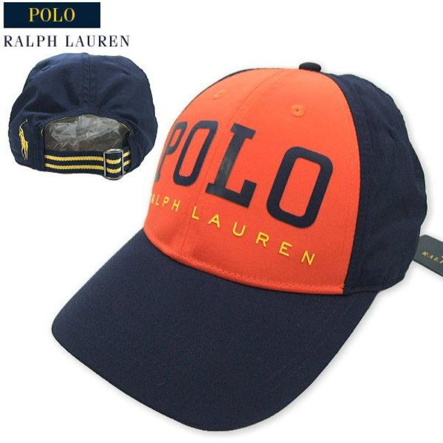POLO RALPH LAUREN(ポロラルフローレン)のセール新品 US企画 ラルフ 90s調 POLOビッグロゴCAP HI TECH メンズの帽子(キャップ)の商品写真