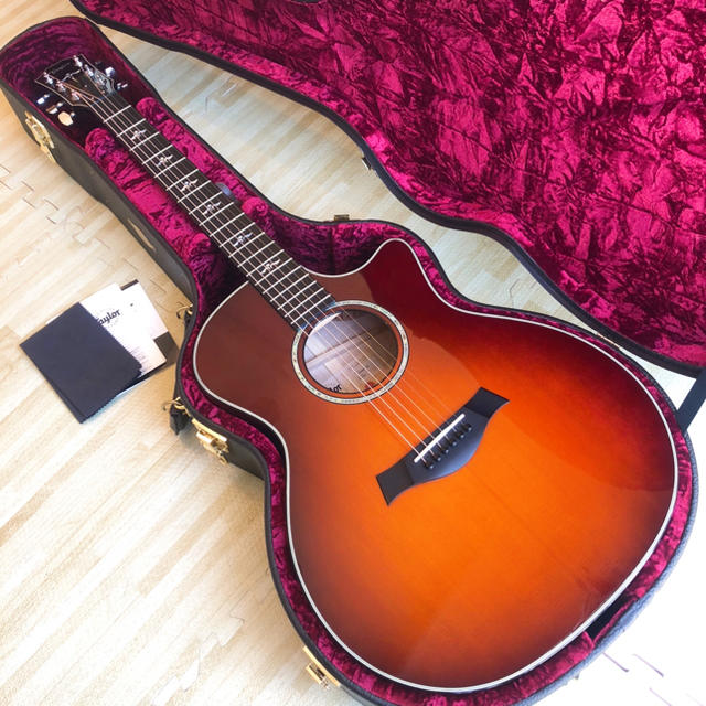 【超希少】Taylor LTD 614ce V-Class QuiltMaple 楽器のギター(アコースティックギター)の商品写真