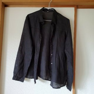 ムジルシリョウヒン(MUJI (無印良品))の無印　麻100ブラウス　L(シャツ/ブラウス(長袖/七分))