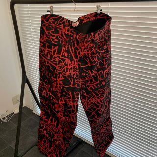 シュプリーム(Supreme)のsupreme CDG paiter pant black 36(ワークパンツ/カーゴパンツ)