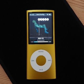 アップル(Apple)のiPod nano 第4世代 8G オレンジ (ゴールド)(ポータブルプレーヤー)
