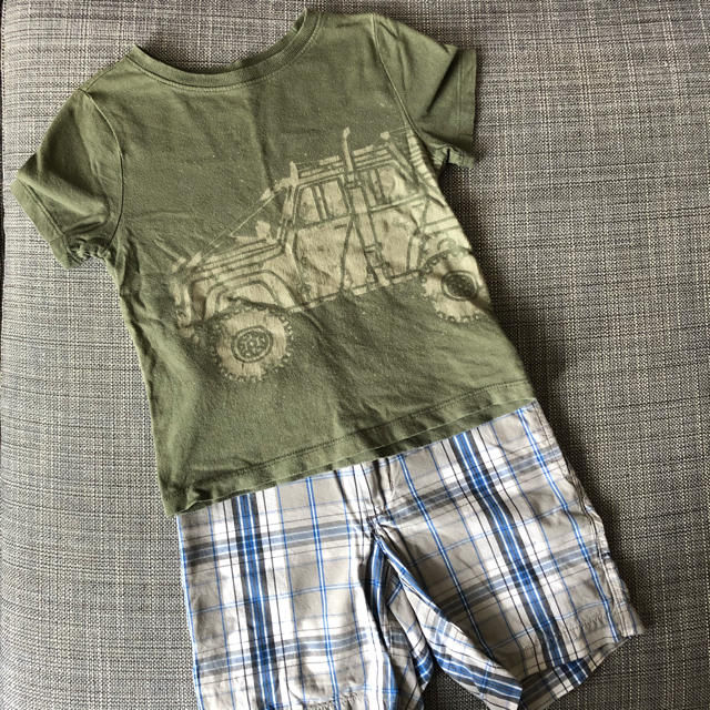 Old Navy(オールドネイビー)のOLD NAVY  L.L.Bean Tシャツ ショートパンツ キッズ/ベビー/マタニティのキッズ服男の子用(90cm~)(Tシャツ/カットソー)の商品写真