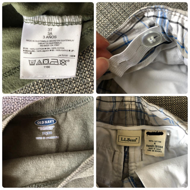 Old Navy(オールドネイビー)のOLD NAVY  L.L.Bean Tシャツ ショートパンツ キッズ/ベビー/マタニティのキッズ服男の子用(90cm~)(Tシャツ/カットソー)の商品写真