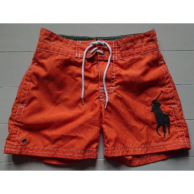 POLO RALPH LAUREN(ポロラルフローレン)の夏物セール■ポロ ラルフローレン■スイムトランクス 2T 95 オレンジ■美品 キッズ/ベビー/マタニティのキッズ服男の子用(90cm~)(パンツ/スパッツ)の商品写真