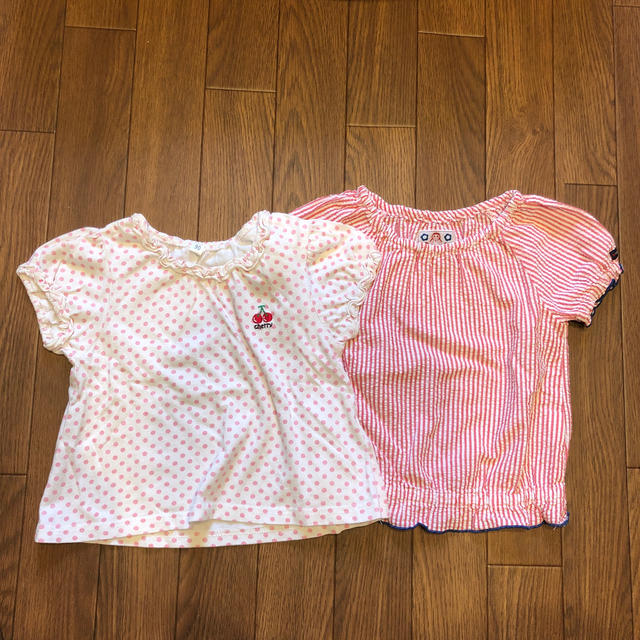 daddy oh daddy(ダディオーダディー)の90センチ　トップスセット キッズ/ベビー/マタニティのキッズ服女の子用(90cm~)(Tシャツ/カットソー)の商品写真