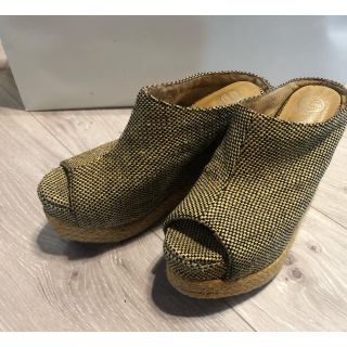 ジェフリーキャンベル(JEFFREY CAMPBELL)のJEFFREY CAMPBELL ウェッジソールサンダル6.5(サンダル)