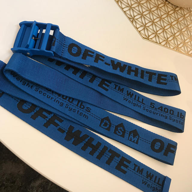 OFF-WHITE  オフホワイト ベルト ブルー