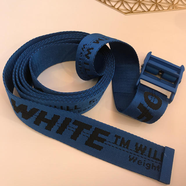 OFF-WHITE(オフホワイト)のOFF-WHITE  オフホワイト ベルト ブルー メンズのファッション小物(ベルト)の商品写真