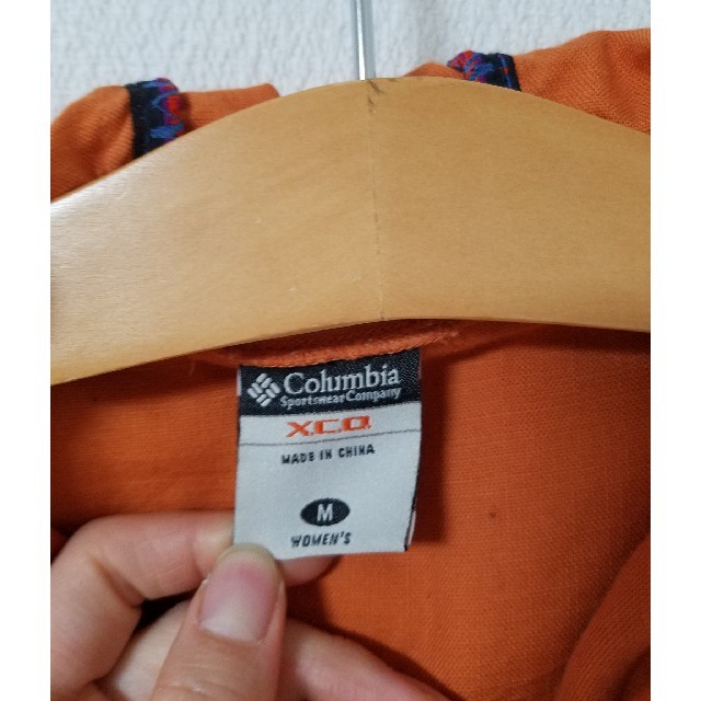 Columbia(コロンビア)のコロンビア 麻綿 ジャケット パーカー オレンジ レディースのジャケット/アウター(スプリングコート)の商品写真