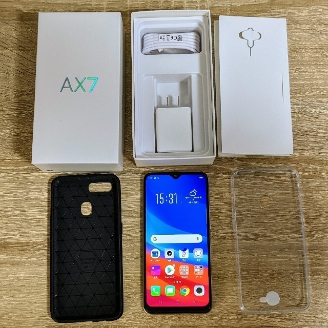 【美品】OPPO AX7 ゴールド CPH1903 4G/64GB