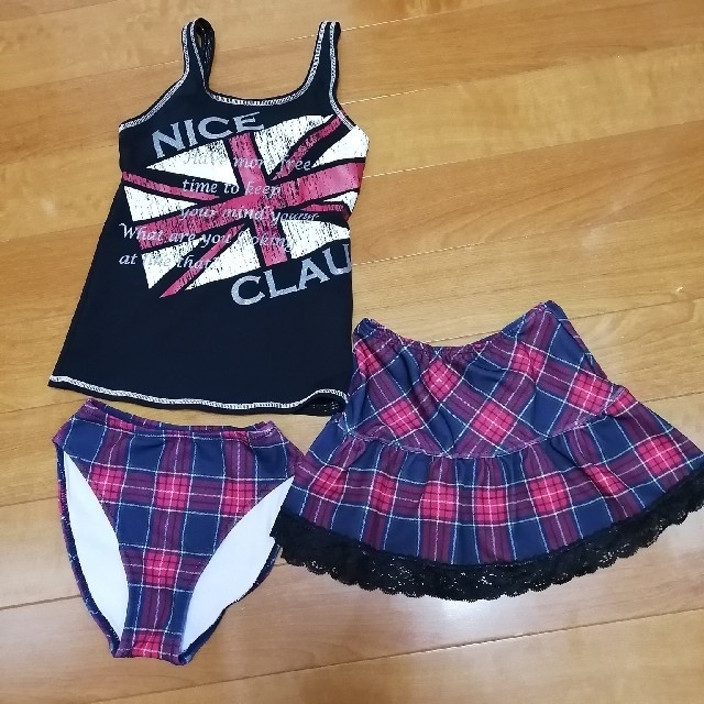 NICE CLAUP(ナイスクラップ)のたーこ様専用　水着女の子140　nice claup キッズ/ベビー/マタニティのキッズ服女の子用(90cm~)(水着)の商品写真