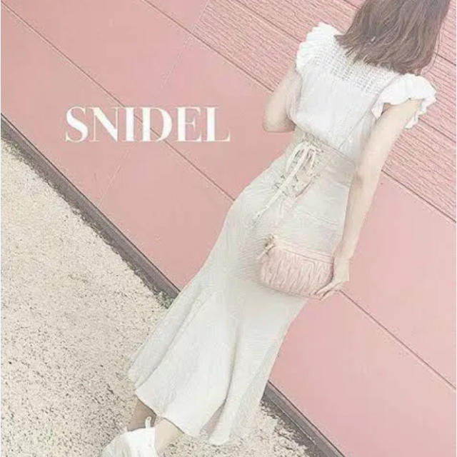 snidel♡コットンリネンマーメイドスカート