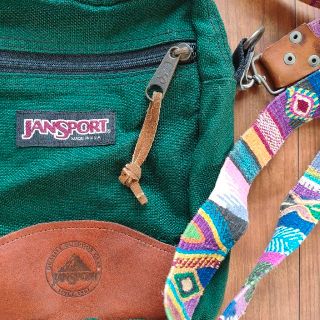 ジャンスポーツ(JANSPORT)のジャンスポーツ ショルダーバッグ フェス アウトドア キャンプ チロリアン 古着(ショルダーバッグ)