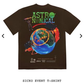 ナイキ(NIKE)のTravis Scott SICKO EVENT T-SHIRT(Tシャツ/カットソー(半袖/袖なし))