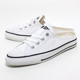 コンバース(CONVERSE)のCONVERSE コンバースオールスターSミュールスリップOXホワイト25cm(スニーカー)