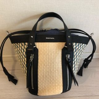 ディーゼル(DIESEL)のディーゼル　巾着型　2way かごバック(かごバッグ/ストローバッグ)