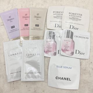 クリスチャンディオール(Christian Dior)のDior CHANEL ルナソル エレガンス サンプル10set(サンプル/トライアルキット)