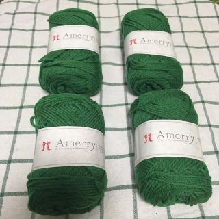 ハマナカ　毛糸　40g×4玉(生地/糸)
