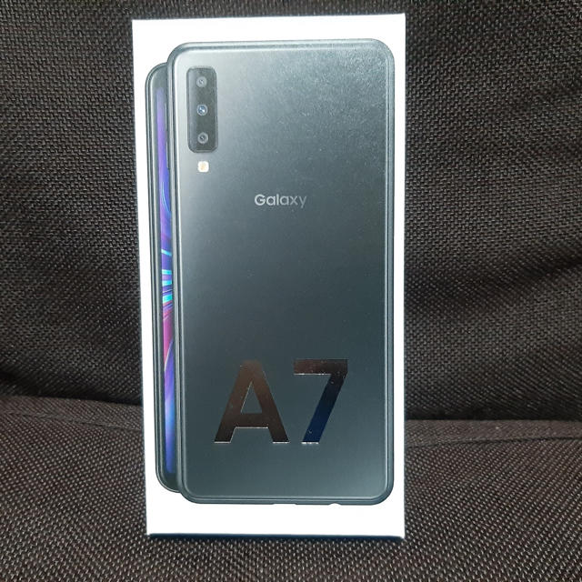 新品 Galaxy A7 ブラック 64GB simフリー  アンリミテッドスマートフォン本体