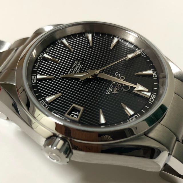 OMEGA(オメガ)の最終値下げ　極上　オメガ　アクアテラ  シーマスター　OH済　保証　 メンズの時計(腕時計(アナログ))の商品写真