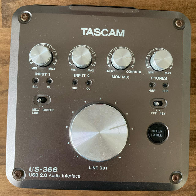 TASCAM US-366 オーディオインターフェース