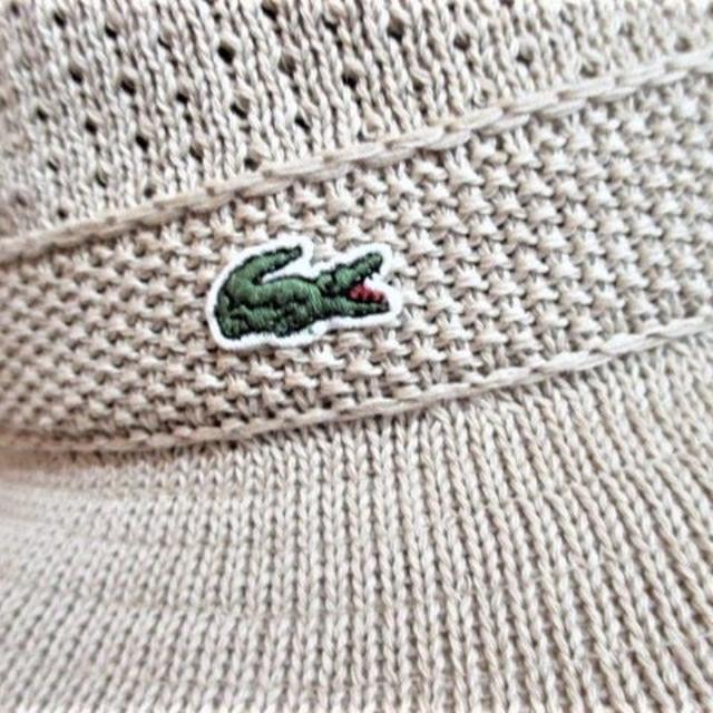 ☆LACOSTE ラコステ メッシュ ハット」帽 ハット 帽子/58cm☆新品