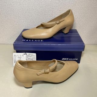 アシックス(asics)のasics WALKING WALLAGE 22.5EEE ベージュパンプス(ハイヒール/パンプス)