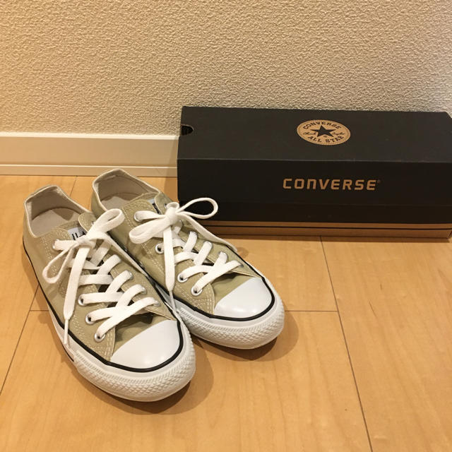 CONVERSE(コンバース)のコンバース  スニーカー　ベージュ　24㎝ レディースの靴/シューズ(スニーカー)の商品写真