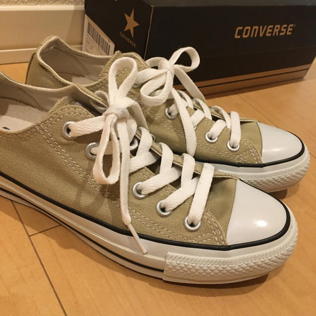 CONVERSE(コンバース)のコンバース  スニーカー　ベージュ　24㎝ レディースの靴/シューズ(スニーカー)の商品写真