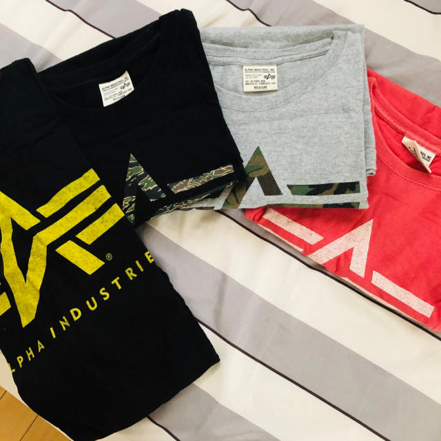 ALPHA INDUSTRIES(アルファインダストリーズ)のTシャツ　6枚セット　アルファインダストリーズ　alpha industries メンズのトップス(Tシャツ/カットソー(半袖/袖なし))の商品写真