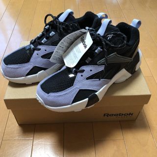 リーボック(Reebok)のリーボック　スニーカー　ダッドスニーカー　パープル　ブラック　24cm(スニーカー)