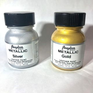 アンジェラス(ANGELUS)の【GOLD、SILVER】アンジェラス アクリルレザーペイント(スニーカー)