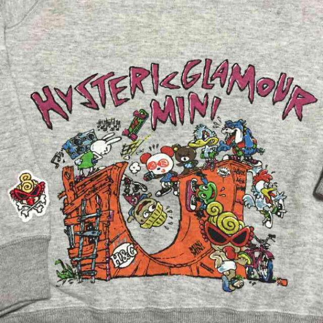 HYSTERIC MINI(ヒステリックミニ)の新品？ ヒスミニ トレーナー 130 キッズ/ベビー/マタニティのキッズ服男の子用(90cm~)(Tシャツ/カットソー)の商品写真