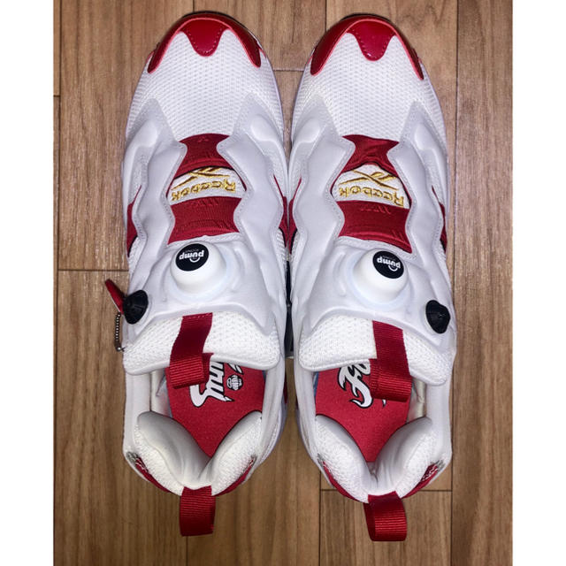 Reebok(リーボック)の新品 REEBOK PUMP FURY OG 27cm アイバーソン 白 赤 黒 メンズの靴/シューズ(スニーカー)の商品写真