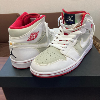 ナイキ(NIKE)のNIKE Air Jordan 1 Retro 'Hare' 2009 MID(スニーカー)