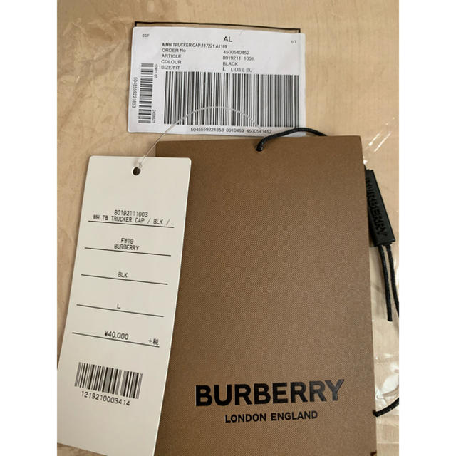 BURBERRY(バーバリー)のBURBERRY TRUCKER CAP レディースの帽子(キャップ)の商品写真