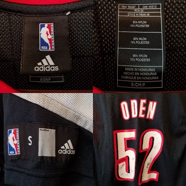 adidas(アディダス)のNBA × adidas Portland ODEN 52 バスケ ユニフォーム スポーツ/アウトドアのスポーツ/アウトドア その他(バスケットボール)の商品写真