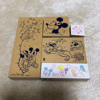 ディズニー(Disney)のディズニースタンプ　5種(印鑑/スタンプ/朱肉)